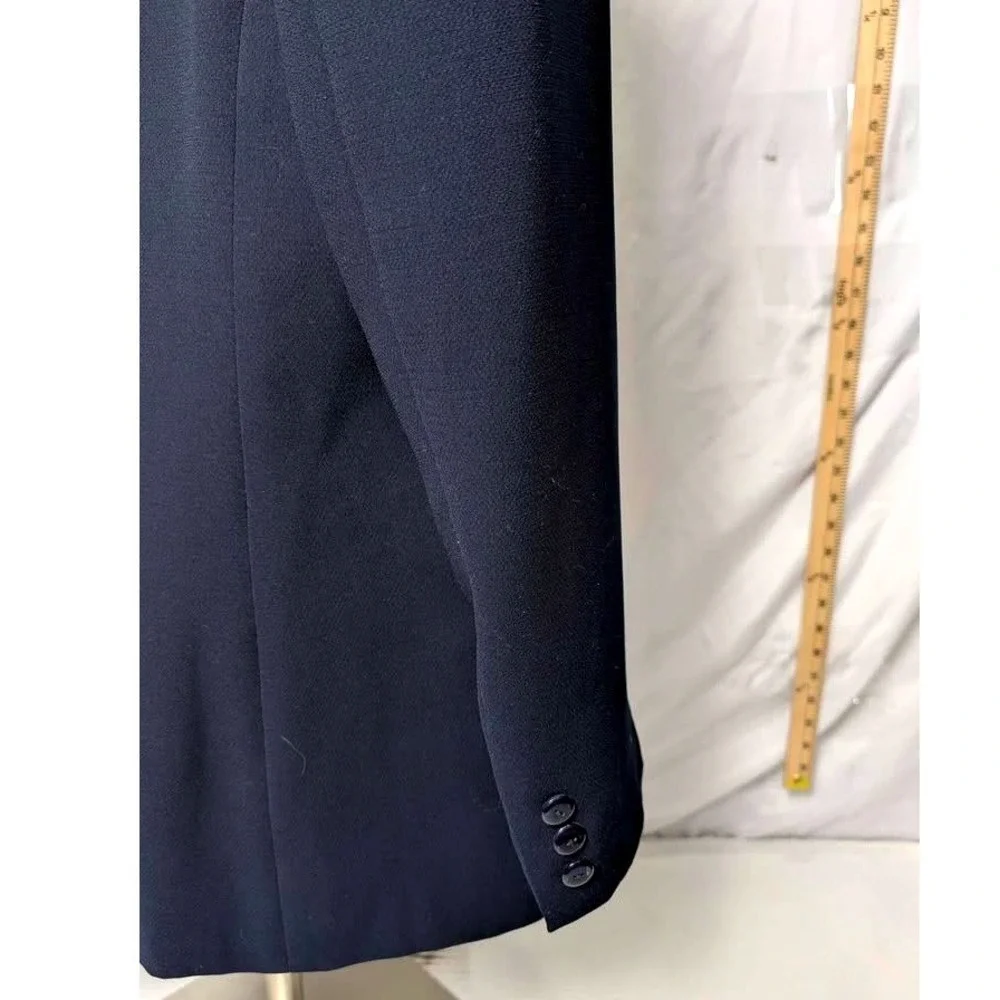 Pendleton ~ Blazer Women's Size 10 ~‎ Navy Blue/Three Button ~ Solid Polyester